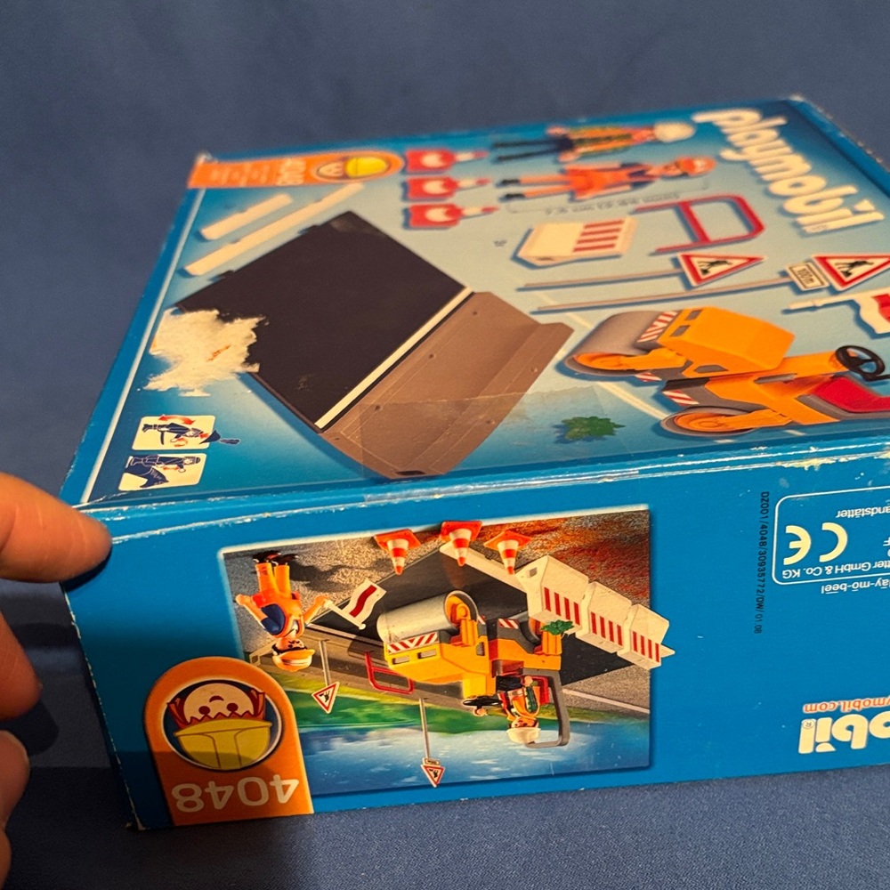 4048 Playmobil construction site: compressor roller & road site  (2007) NIB - Picture 6 of 9